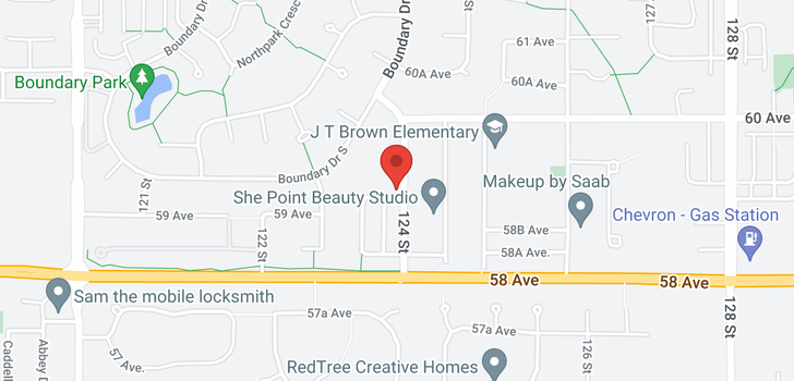 map of 12373 59 AVENUE